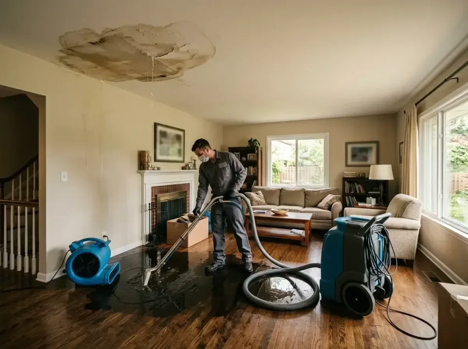 attic-pipe-burst-ceiling-drip-008 — frequently asked questions, Water Damage Restoration & Carpet Care in Warren, PA